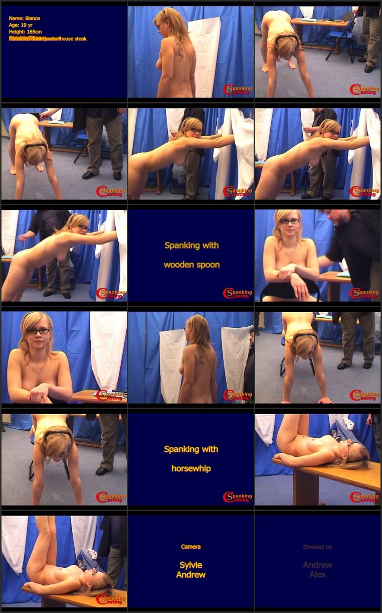Screenlist Bianca Spanking Casting - Angle 2 - spanking-casting - SD/WMV