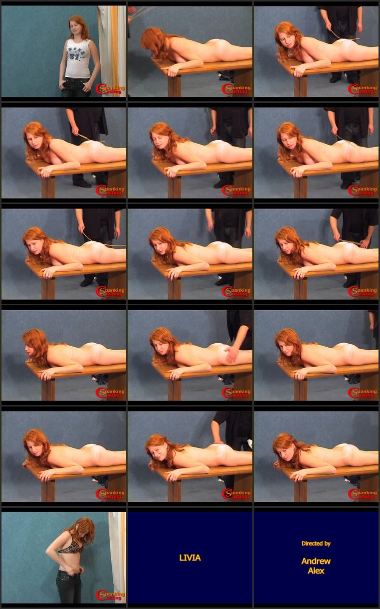 Screenlist Livia Hard Caning Casting - Angle 2. - spanking-casting - SD/WMV