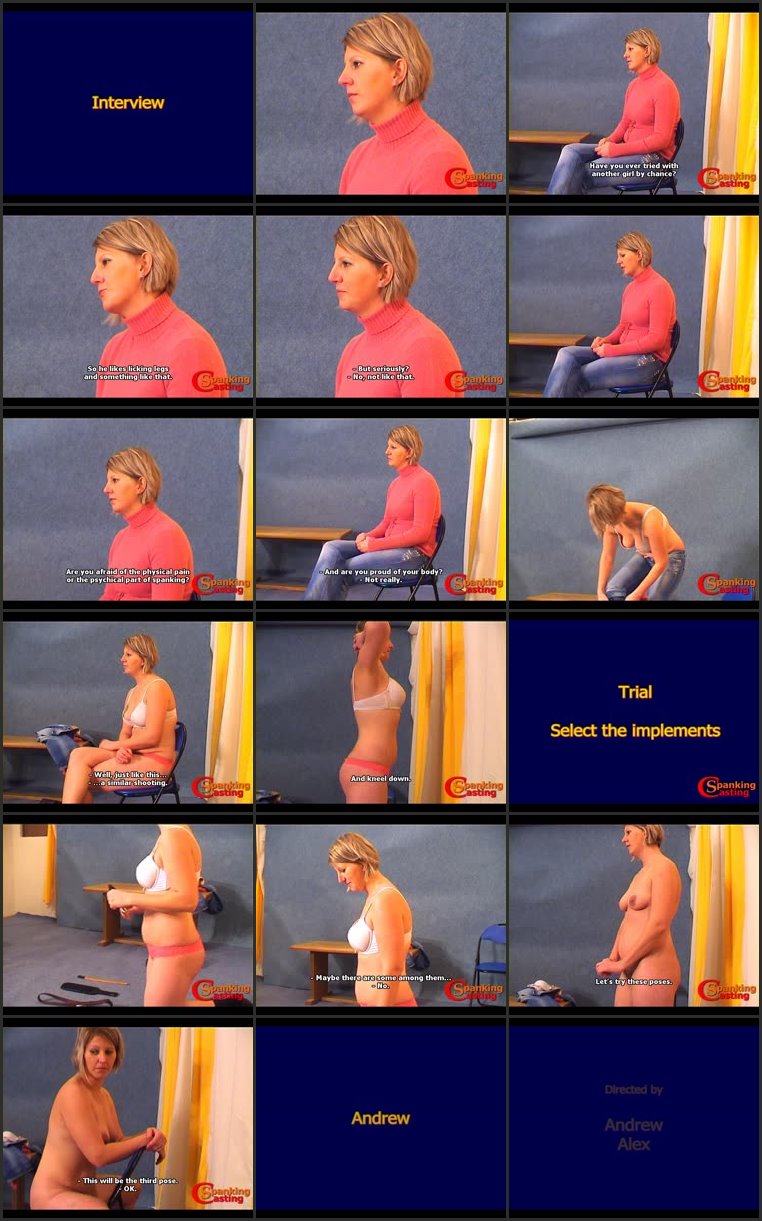 Screenlist Jodie - Spanking Casting (Interview & Trial) - Angle 2. - spanking-casting - SD/WMV