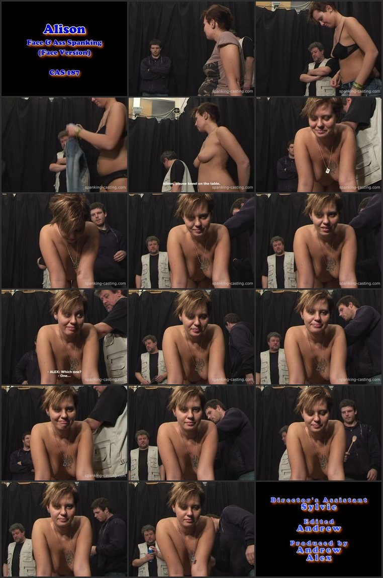 Screenlist Alison Face & Ass Spanking (Face Version) - spanking-casting - SD/WMV