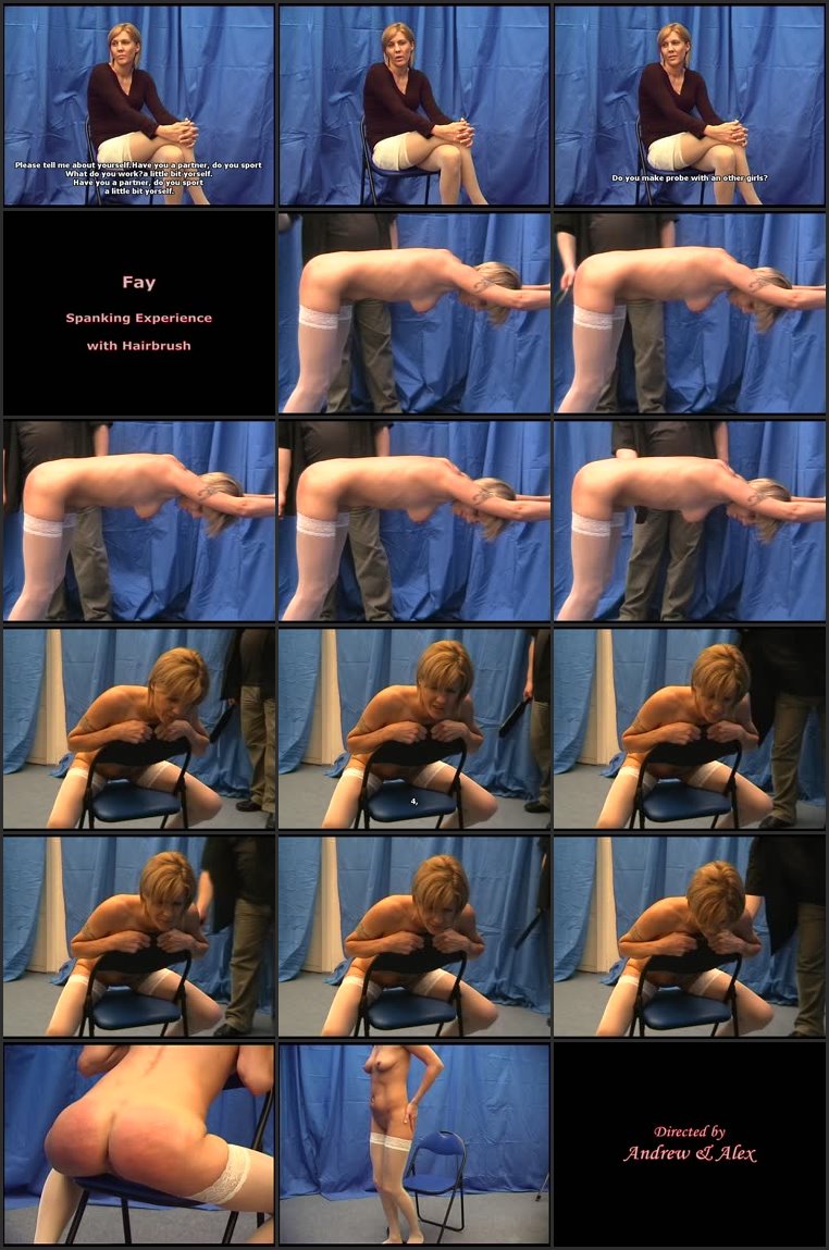 Screenlist Fay - Spanking Experience with Hairbrush & Paddle (facecam) - spanking-experience - SD/AVI