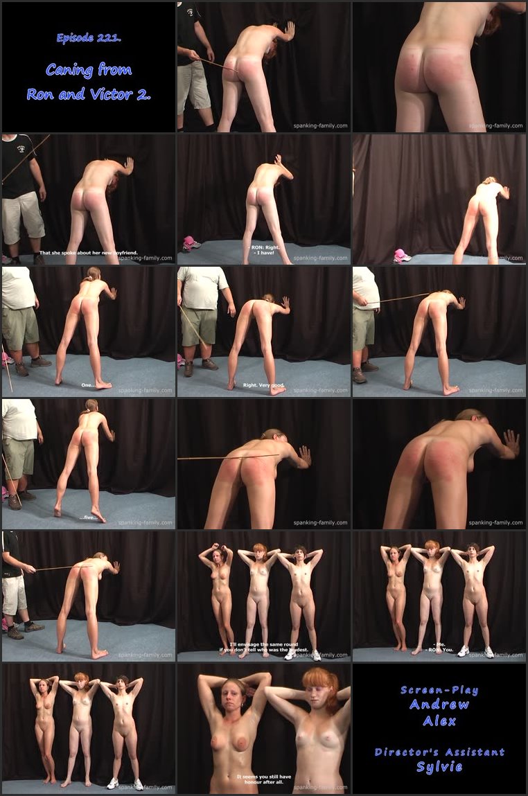 Screenlist Caning from Ron and Victor 2 - spanking-family - SD/WMV