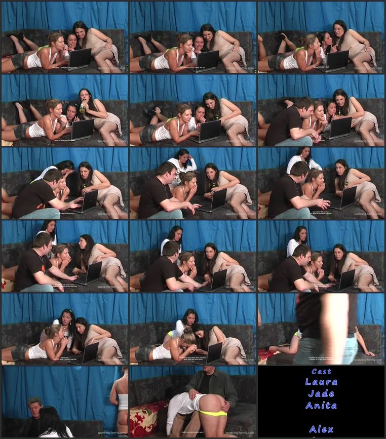 Screenlist Chat with Boys and OTK Spanking - spanking-family - HD/WMV