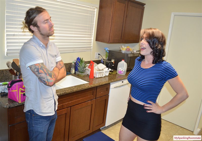 Cover Plumber Chad Spanks Kay - myspankingroommate - HD/WMV
