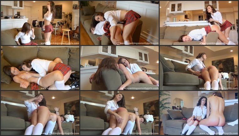 Screenlist Spanked on Already Sore Bottoms - spankingsororitygirls - HD/WMV