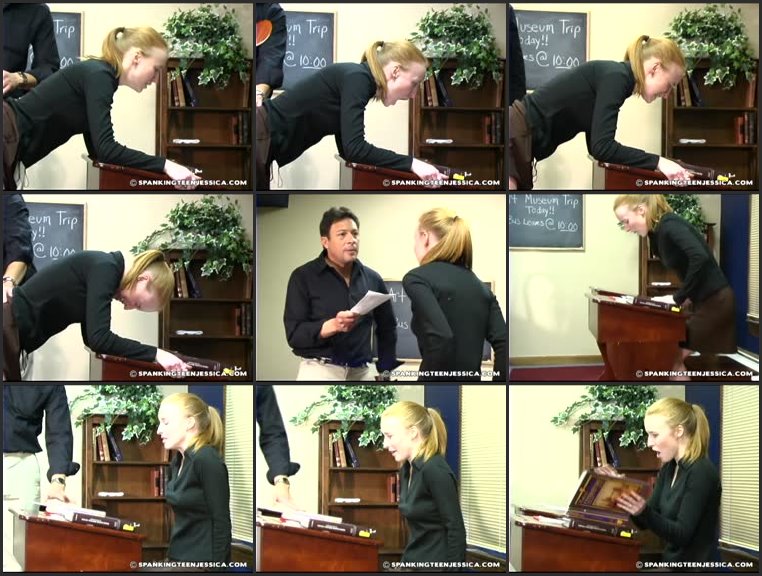 Screenlist School Punishment - spankingteenjessica - LQ/RM