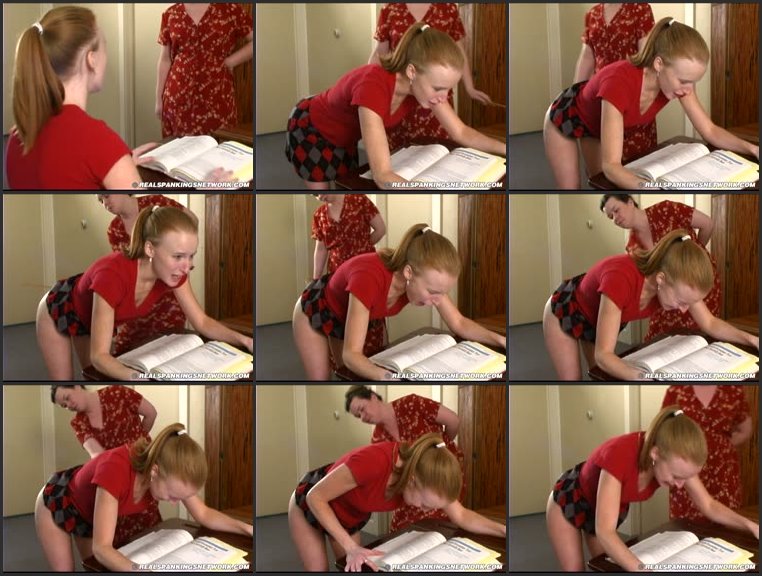 Screenlist Caned In Study Hall - spankingteenjessica - SD/RM