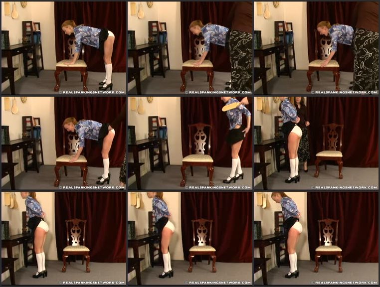 Screenlist School Paddling - spankingteenjessica - SD/RM