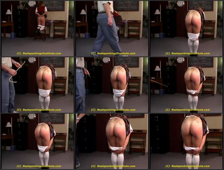 Screenlist Mr. M Spanks Jennifer for Defying Betty PART 2 - realspankingsinstitute - LQ/RM