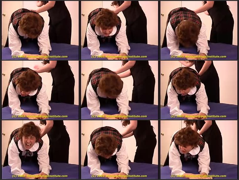 Screenlist Heather earns a spanking in her dorm room - realspankingsinstitute - LQ/RM