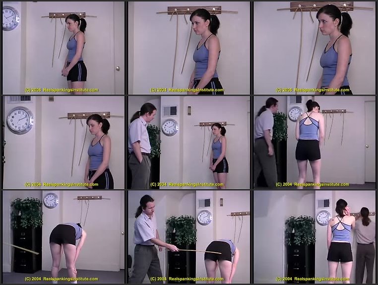 Screenlist Donna is Caned by the Dean - realspankingsinstitute - LQ/RM