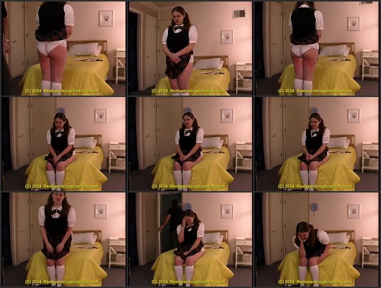 Screenlist Lori is Spanked for Stealing A Test, PART 1 - realspankingsinstitute - LQ/RM