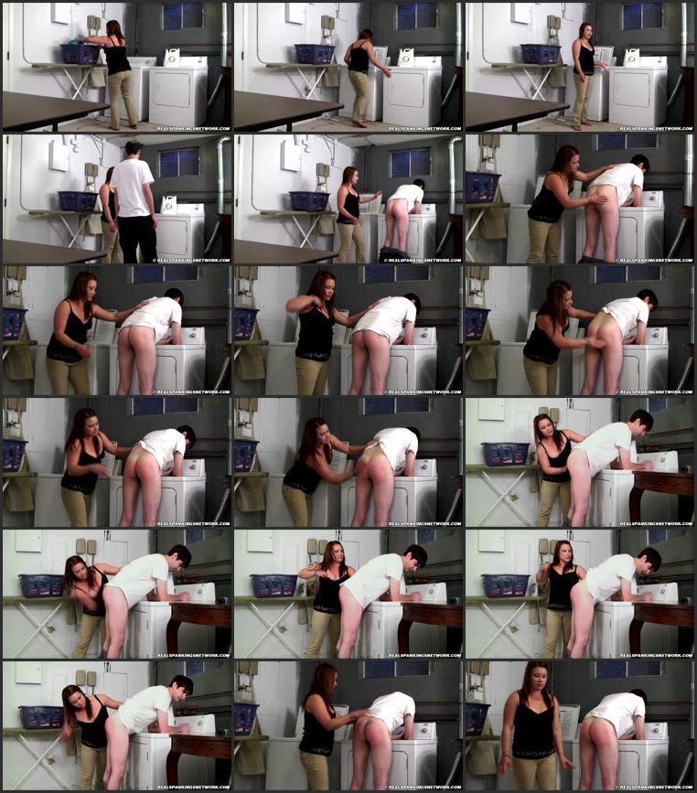 Screenlist Zack Spanked for Being Lazy - women-spanking-men - HD/MP4