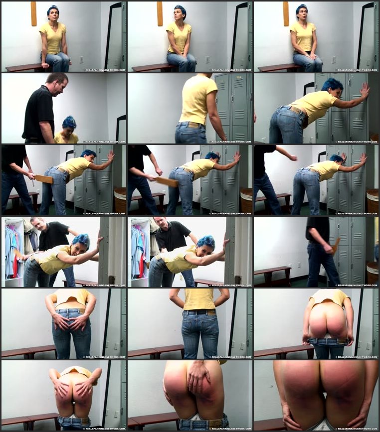 Screenlist Paddled In The Locker Room By Mr. M - realspankings - Full HD/MP4