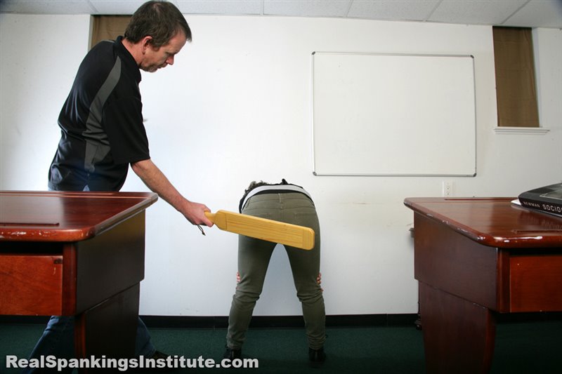 Cover Paddled In The Classroom - realspankingsinstitute - Full HD/MP4