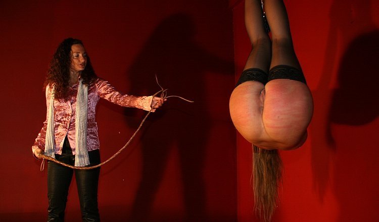 Cover She Lies! - Painfully Suspended And Harsh Lashes On Ass, Pussy And Butthole! - paingate - LQ/WMV