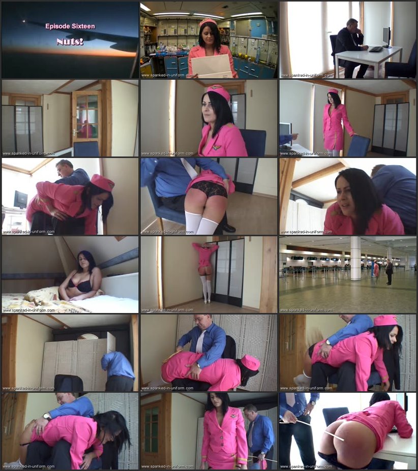 Screenlist Europe Airlines - Nuts! - Episode 16 - spanked-in-uniform - SD/WMV