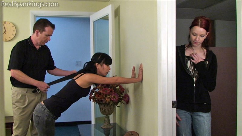 Cover Kiki Is Spanked With The Belt While Kj Listens (part 1 Of 2) - realstrappings - SD/RM