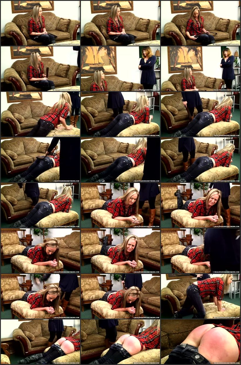Screenlist - Riley Spanked With The Belt For Overspending - realstrappings - HD/RM