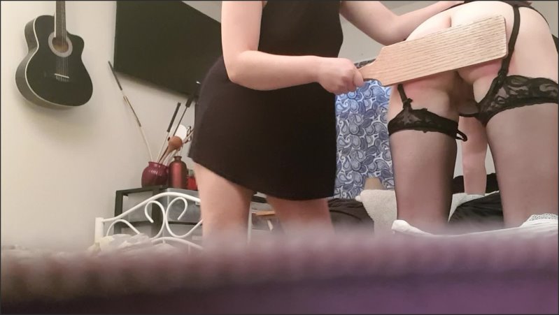 Cover 50 Cold Paddle Swats - Stevies Sub - Mistress Stevie Severe Discipline - Full HD/MP4