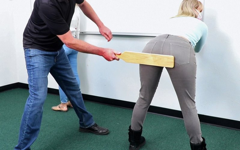 Cover Pulled From Class For A Paddling (part 2) - realspankings - Full HD/MP4