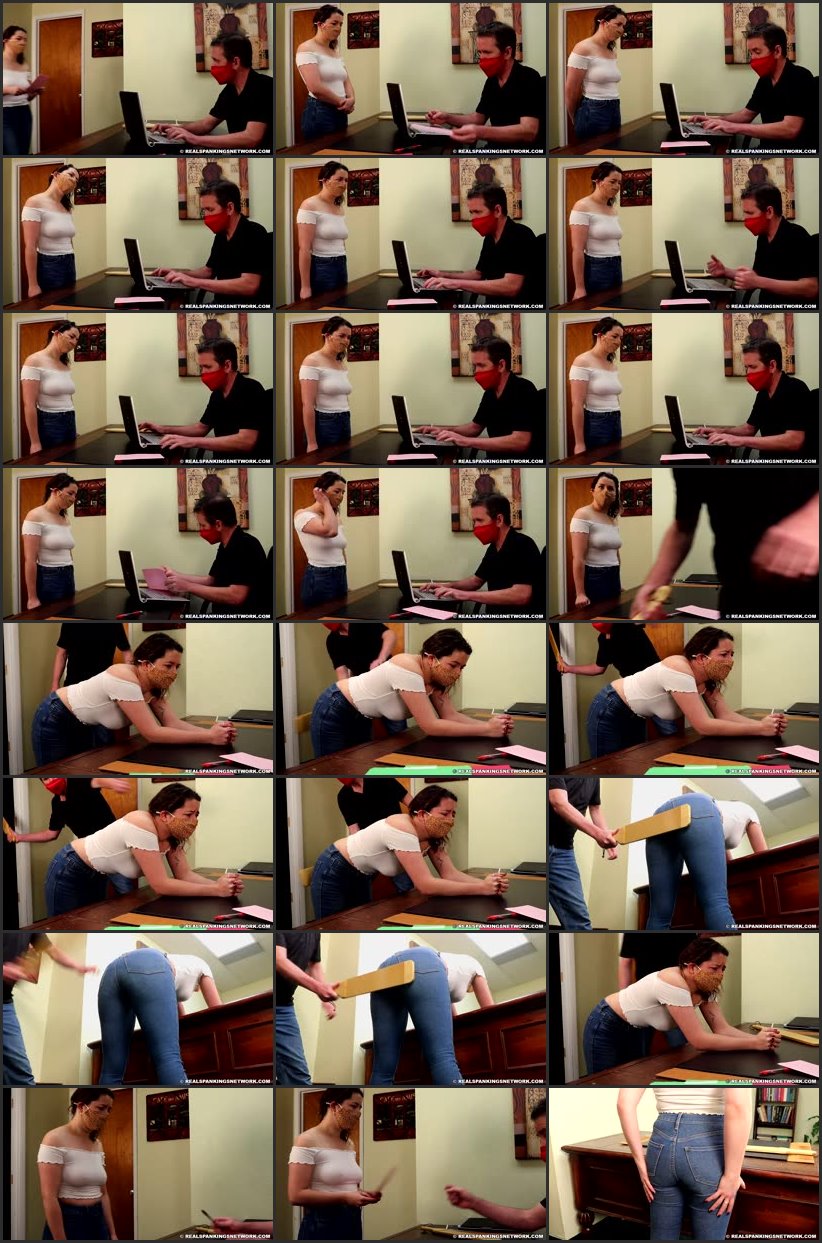 Screenlist See Through Shirts Equal A Paddling - realspankings - Full HD/MP4