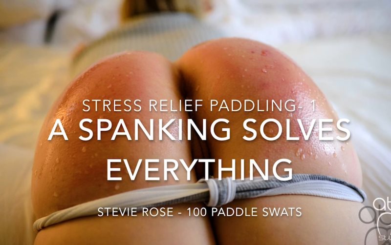 Cover 100 Paddle Swats Stress Relief Spanking - assumethepositionstudios - HD/MP4