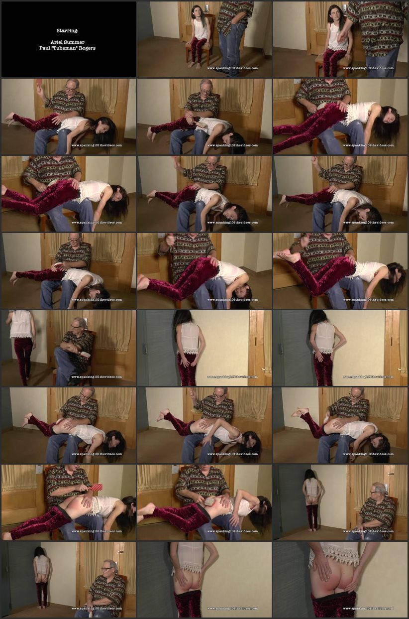 Screenlist Velvet Leggings - spanking101thevideos - Full HD/MP4
