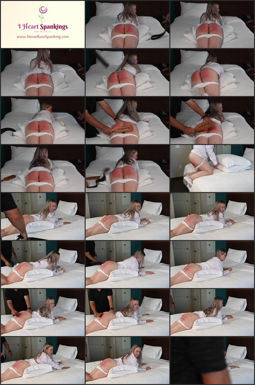 Screenlist I've Learned My Lesson - Bedtime Belt And Paddle For Stevie - I Heart Spankings - Full HD/M4V