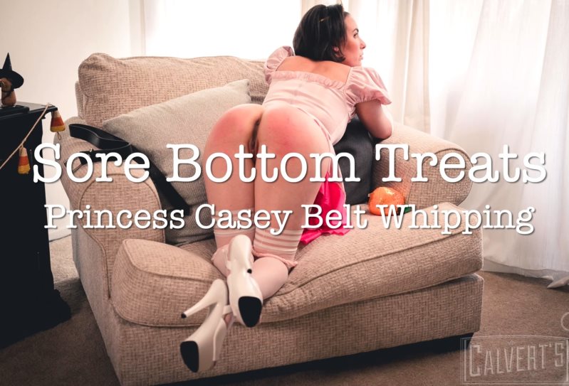 Cover Sore Bottom Treats - Belt Whipped Princess Casey - assumethepositionstudios - Full HD/MP4