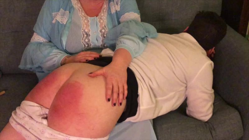 Cover Andrew And Anty Spanked For Shoplifting And Fighting Part 4 - The Wooden Spoons - At Home with Miss Iceni - HD/MP4