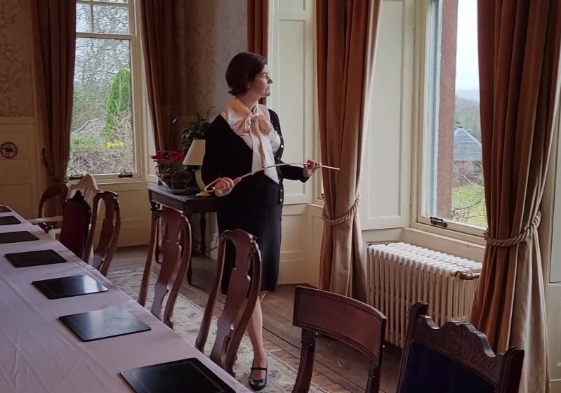 Cover Strictmoor Academy - Strictmoor In Scotland - Scene 1 - sarahgregoryspanking - Full HD/MP4