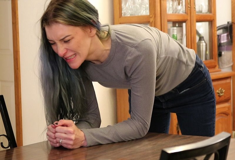 Cover Spanked In The Kitchen With The Belt (part 2 Of 2) - realspankings - Full HD/MP4