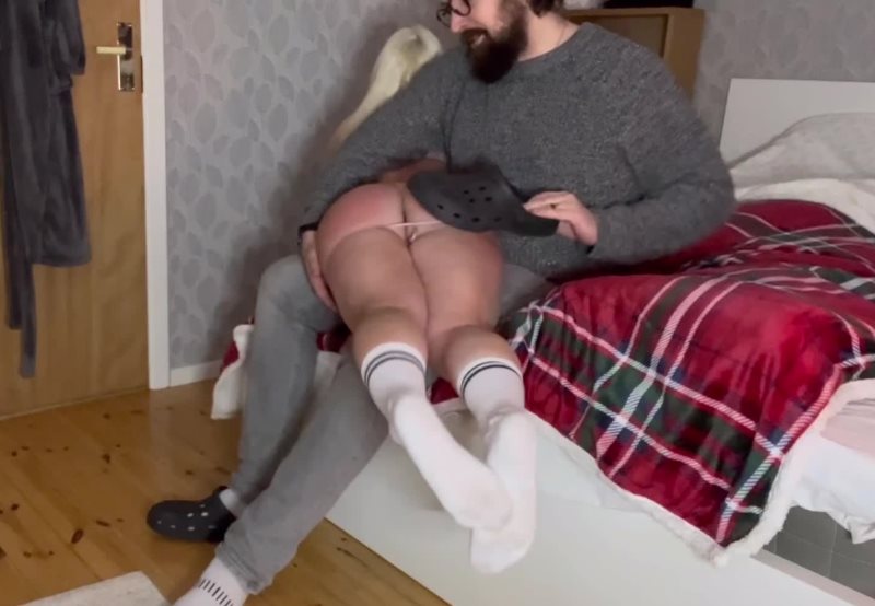 Cover Home Late, Hard Spanking - LCAA - Full HD/MP4