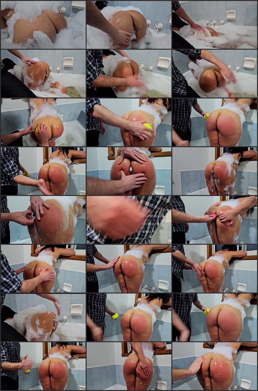 Screenlist Coco's Bubble Bath Spanking, Plugging, And Thermometer With Step-dad - Anonymous Spanking - Full HD/MP4
