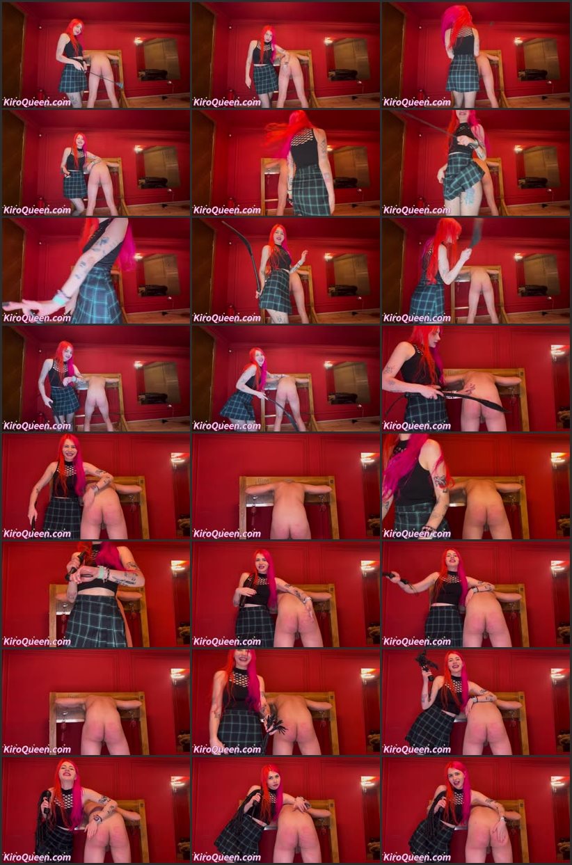 Screenlist Hard Spanking Slapping Whipping From Schoolgirl - KiroQueen - Full HD/MP4