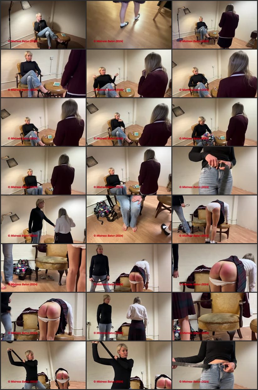 Screenlist Lying Schoolgirl Gets A Belting - Strafkamer - Full HD/MP4