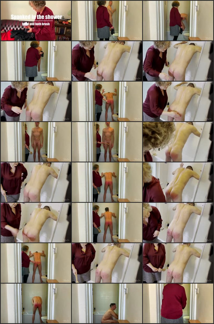 Screenlist Brain The Cheating Husband Spanked In The Shower Hand And Bath Brush - At Home with Miss Iceni - Full HD/MP4
