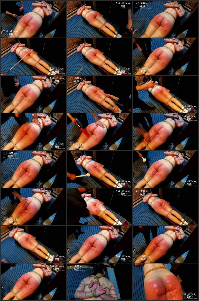 Screenlist Xb022-2 Rope Bondage Spanking Caning Whip Whipping Strapping - Chinese BDSM slavery - Full HD/MP4