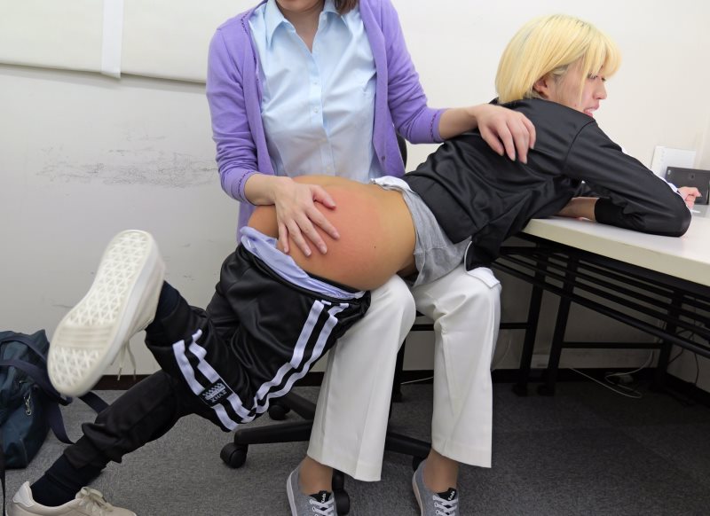 Cover Punishment During School Trip (Eng Sub) - hand-spanking - Full HD/MP4