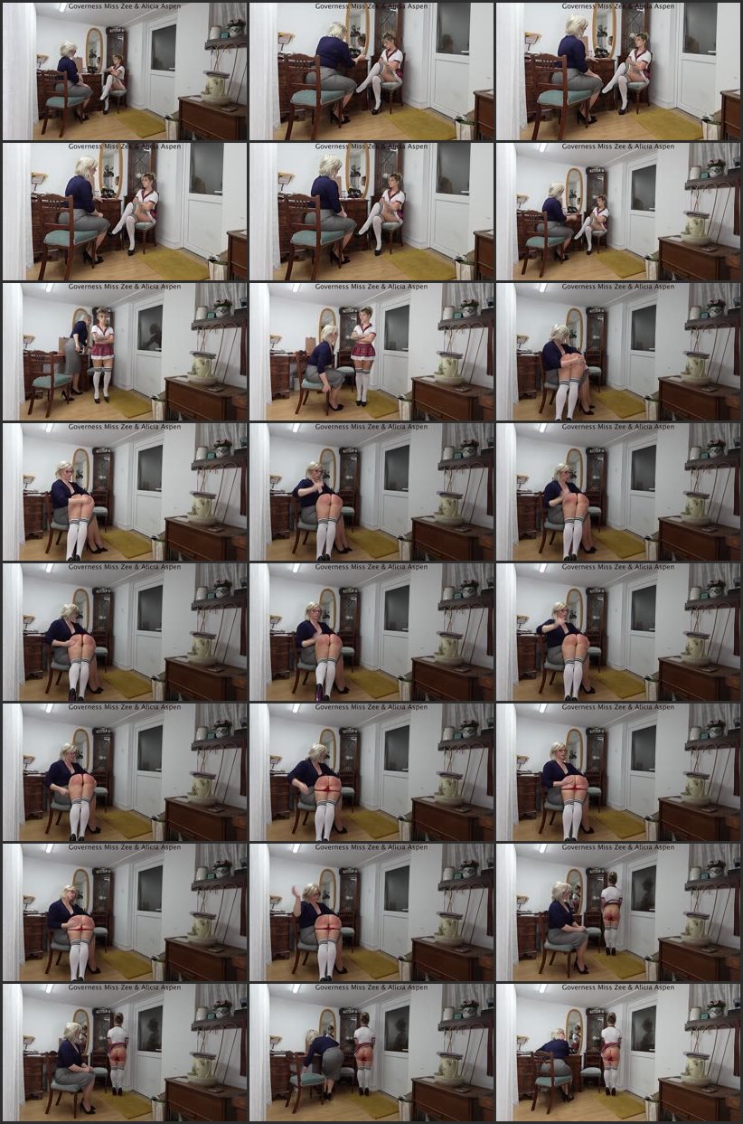 Screenlist Spanking For Slutty School Uniform - Miss Zees Cabinet of Curiosities - Full HD/MP4