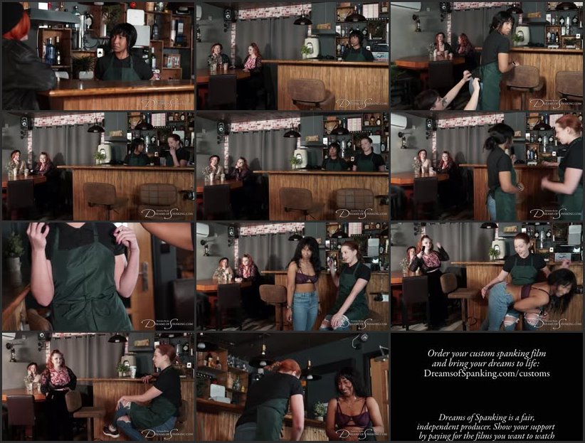 Screenlist Bratty Barista: Tensions Brew - dreamsofspanking - Full HD/MP4