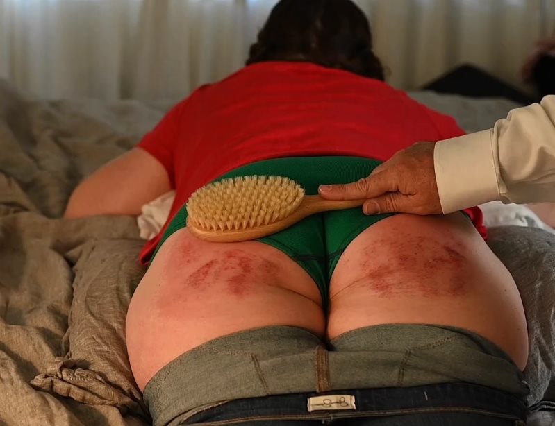 Cover Take My Pants Down - Hairbrush And Strap On Her Panties - assumethepositionstudios - Full HD/MP4