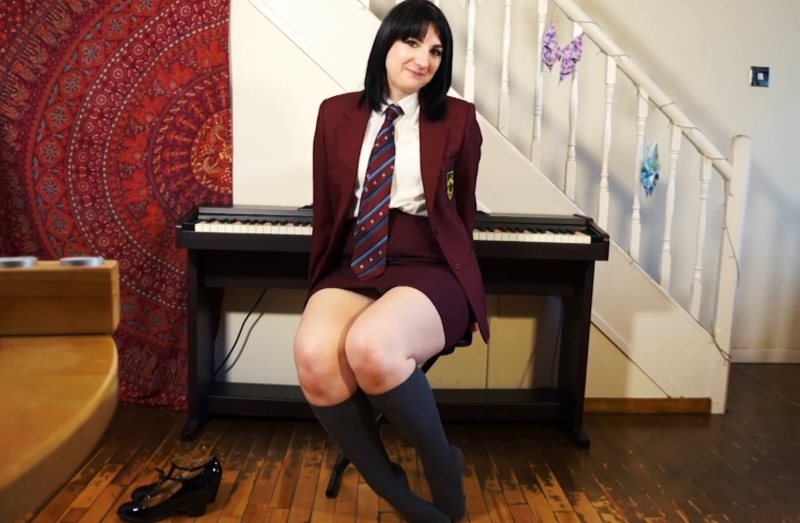 Cover Schoolgirl Upskirt Jerk - dreamsofspanking - Full HD/MP4
