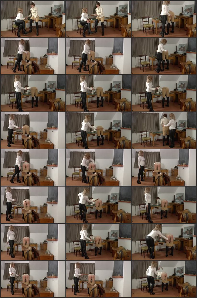 Screenlist Boots And Jodhpurs, Belt And Crop - Elegant Discipline - Full HD/MP4