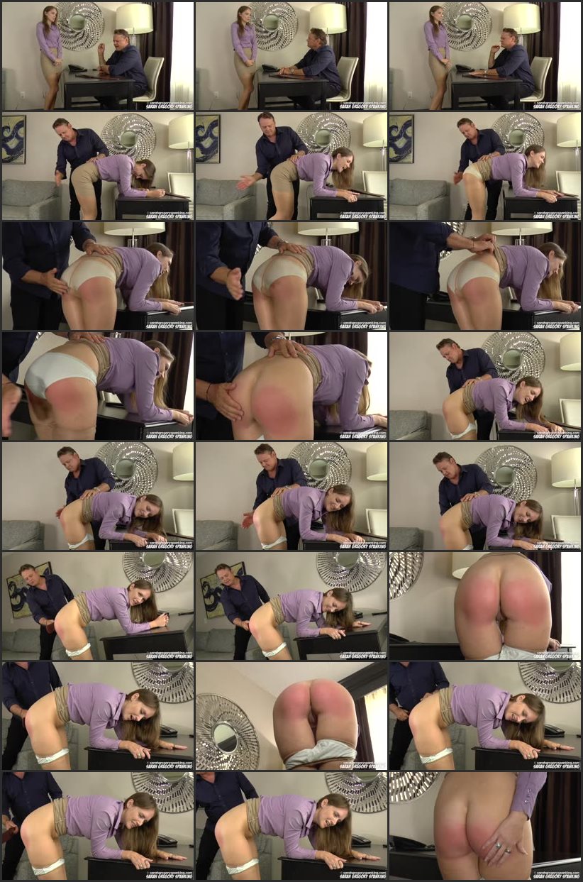 Screenlist Office Flirt Corporate Discipline - sarahgregoryspanking - Full HD/MP4