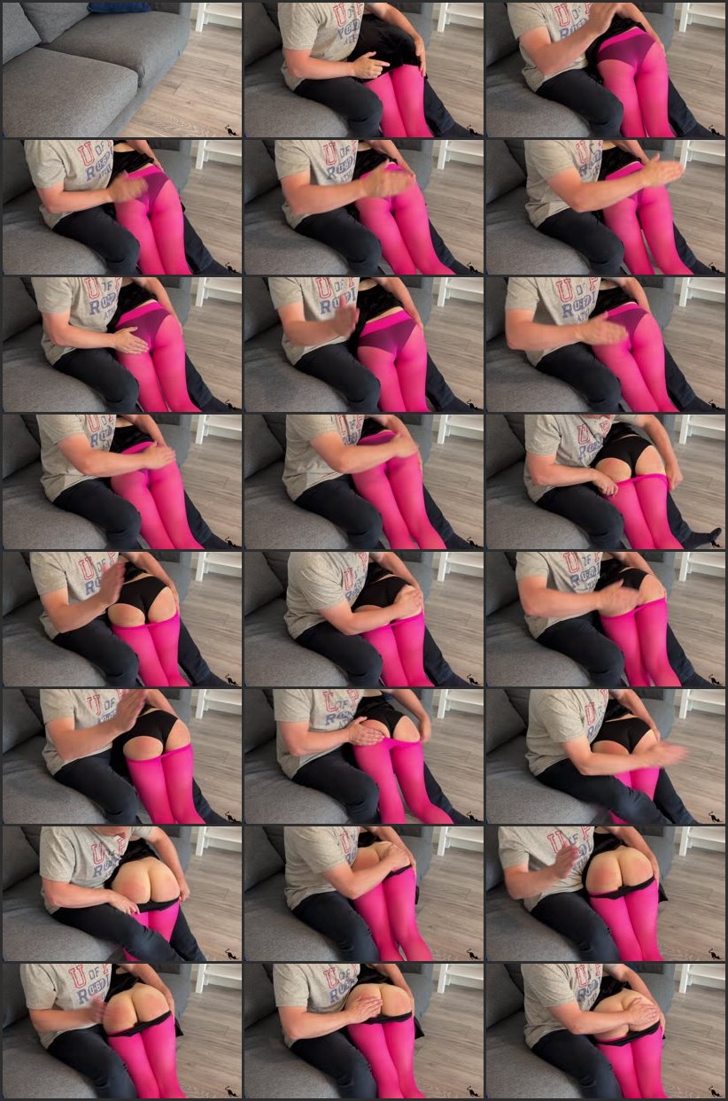 Screenlist Priorities Part 1 - A Hand Spanking Over Tights (pantyhose) - Kitty Productions - Full HD/MP4