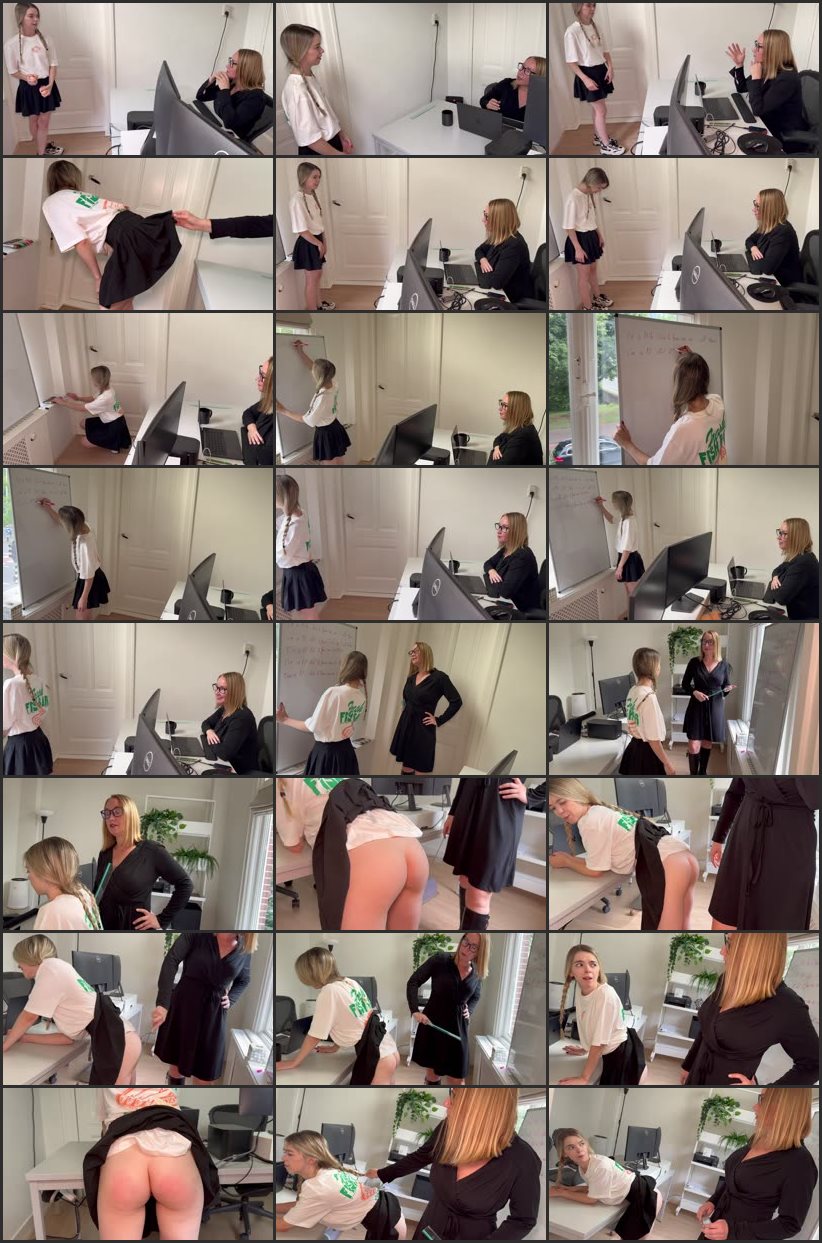 Screenlist Naughty Schoolgirl Gets Punished - MistressNoirOfficial - Full HD/MP4