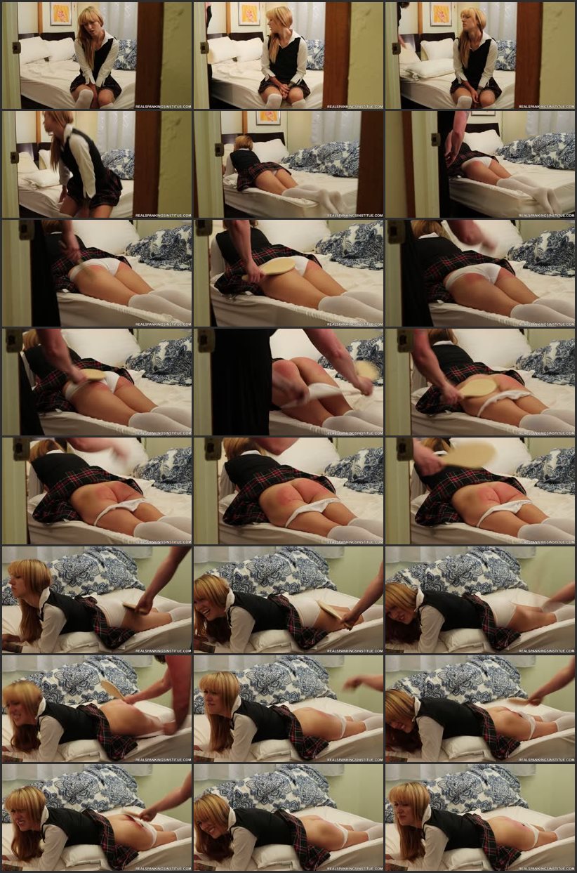Screenlist Cara Oversleeps (part 2 Of 2) - realspankingsinstitute - Full HD/MP4