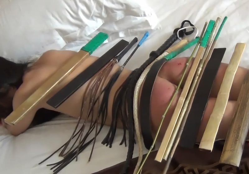 Cover Cs001 Spanking With Various Tools And Positions - Slave Training Bdsm - Full HD/MP4